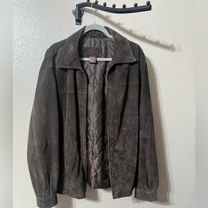 Austin Clothing Co. Vintage Suede Jacket (Genuine Leather) Men’s Sz- Med. GUC